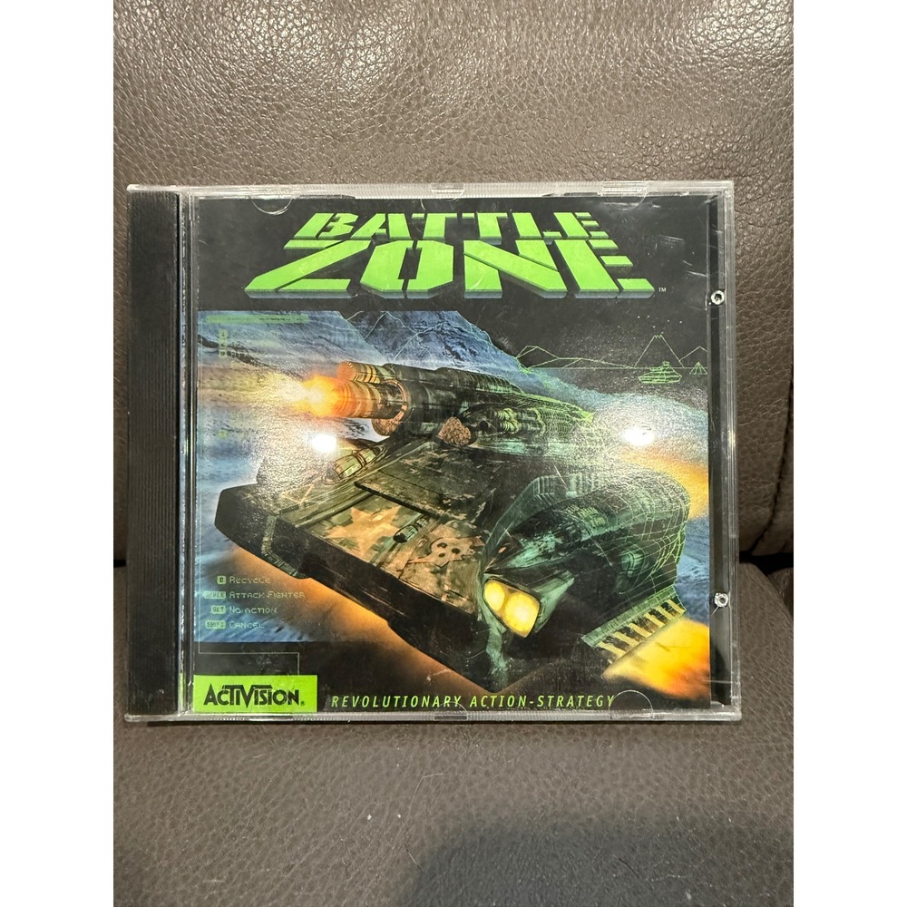 Battlezone Activision PC Game Windows 95 1998 Jewel Case Action Strategy CD-ROM